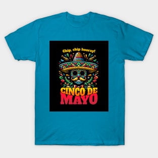 Chip, chip hooray!  Cinco De Mayo holiday Sombrero T-Shirt